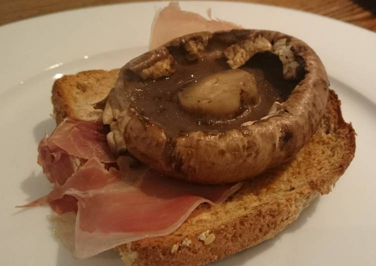 Steps to Prepare Award-winning Portobello Mushroom on Toast