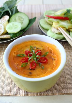 Hình của món Cá mặn chưng thịt trứng.