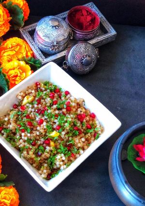A picture of Navratri Navratri Special - Maharashtrian Style Sabudana khichadi.