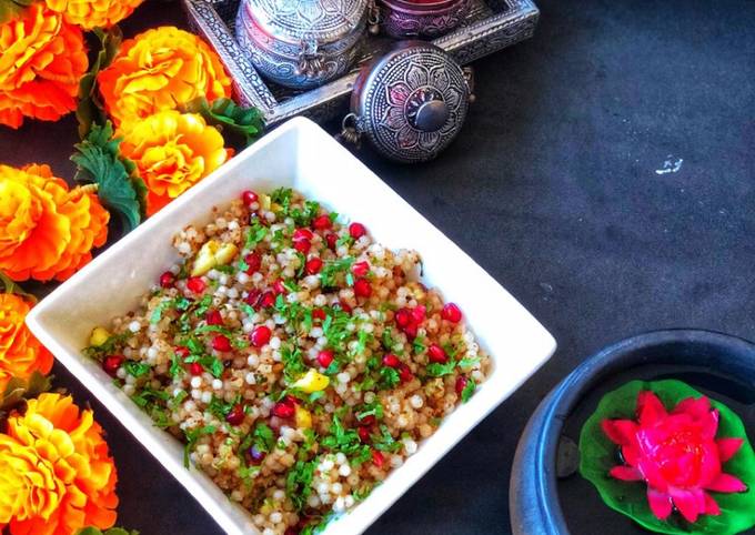 Recipe of Super Quick Homemade Navratri Navratri Special - Maharashtrian Style Sabudana khichadi