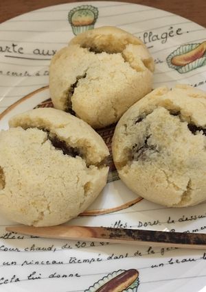 Une photo de Kimi-Shigure gâteau aux deux pâtes d'haricot