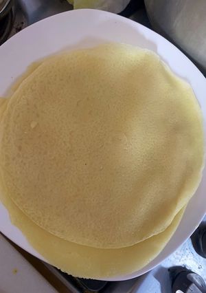 صورة لوصفة الكريب المالح وتنفع للحلو كمان🥞🥞🥞🥞🥞🥞