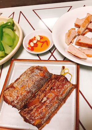 A picture of Braised Beltfish in Clay Pot.