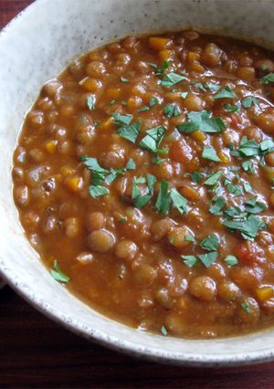 A picture of Lentil & Vegetable Soup.