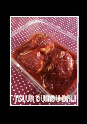 Foto resep Telur bumbu bali/hintalu masak habang