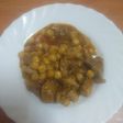 Guiso de garbanzos con cerdo al estilo montañés