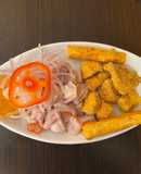 CEVICHE DE PESCADO/CHICHARRÓN DE PESCADO
