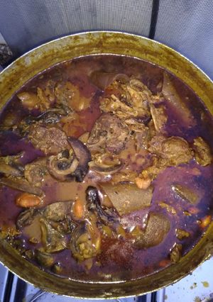 A picture of Banga soup.