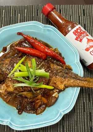 貝里斯辣醬 × 台式紅燒黃魚 的食譜成品照片