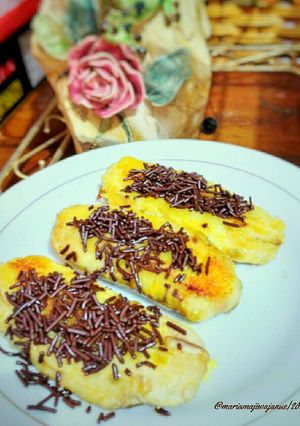 Foto resep Pisang penyet coklat