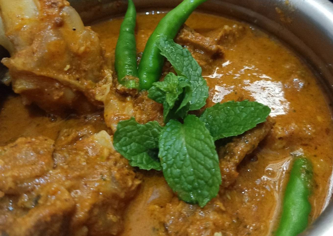 Spicy mutton curry