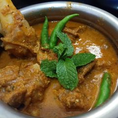 A picture of Spicy mutton curry.