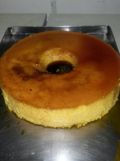Una foto de Flan casero
