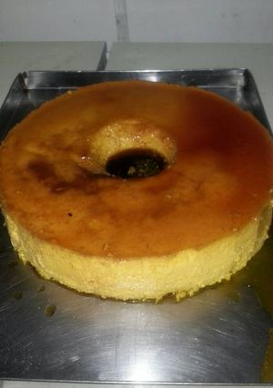 Una foto de Flan casero