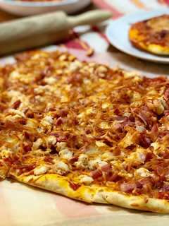 Una foto de Pizza casera en Thermomix