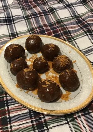 صورة لوصفة كرات التمر