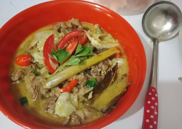 Tongseng tetelan sapi