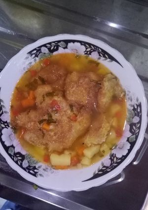 Una foto de Sopa de Patacones