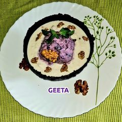 A picture of Choco nutty Jamun Ice cream Bowl.