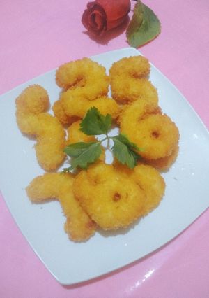 Foto resep Nugget angka dan huruf