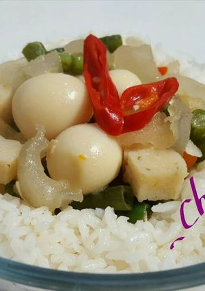 Foto resep Cah Krecek Kacang Panjang Telor Puyuh