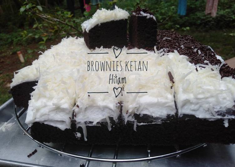 Recipe of Any-night-of-the-week Brownies Kukus Ketan Hitam