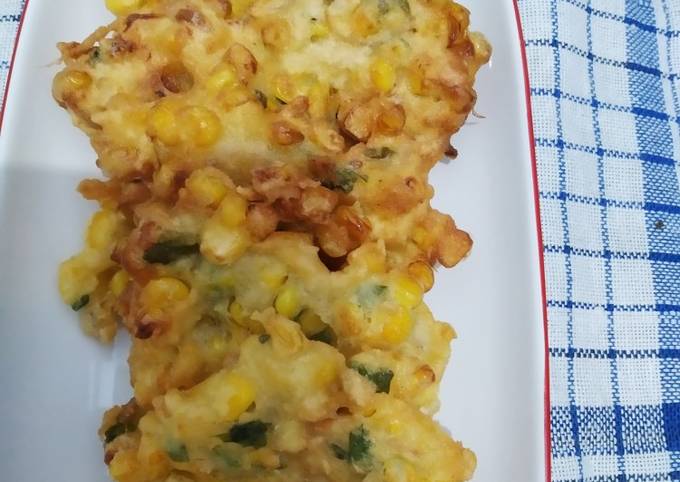 Ternyata ini loh! Resep membuat Bakwan jagung manado  gurih