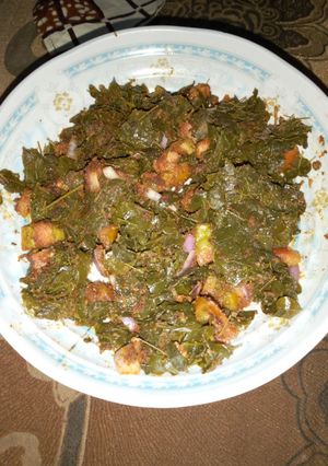 A picture of Moringa salad.
