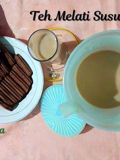 Foto resep Teh melati susu jahe