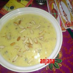 Vanilla moong daal kheer A picture of Vanilla moong daal kheer.