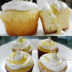 A picture of Lime Meringue Cupcakes.