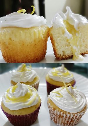 A picture of Lime Meringue Cupcakes.