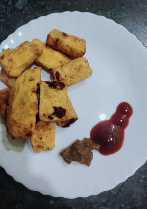 क्रिस्पी पनीर पकौड़ा (crispy paneer pakoda recipe in Hindi) रेसिपी मुख्य फोटो