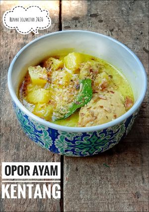 Foto resep Opor ayam kentang