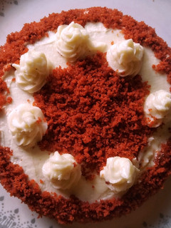 A picture of Red velvet cake.