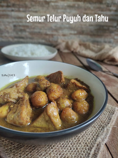 Foto resep Semur Telur Puyuh dan Tahu