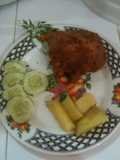 Pollo frito crujiente