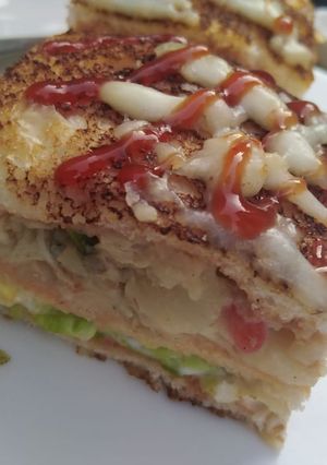 A picture of Veg Cheesy sandvich.