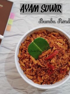 Foto resep Ayam Suwir Bumbu Rendang