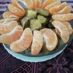 A picture of Roasted Sweet Potato Chaat.