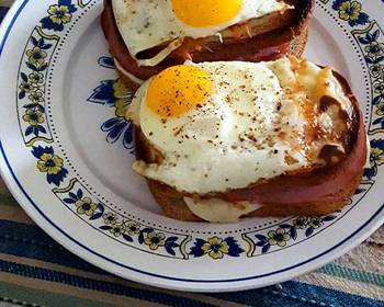 Ultimate Prepare Recipe Ham and cheese gruyere croque madame Delicious Nutritious