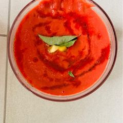 A picture of Beetroot and Carrot Soup.