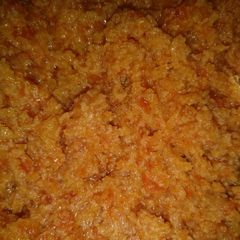 A picture of Gajar ka halwa.