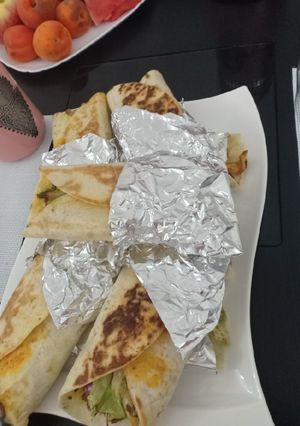 صورة لوصفة شوارمة اللحم المفروم 🌯