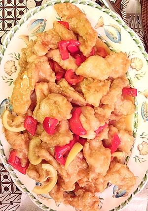 A picture of Chinese Lemon Chicken.