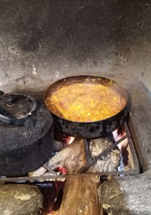 عکسی از دستور املت و چای آتیشی