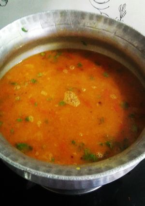 A picture of Sambhar.