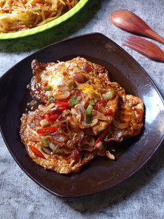 Foto resep Telur ceplok kuah kecap