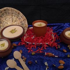 A picture of Mishti doi- Traditional Bengali Sweet Yogurt.