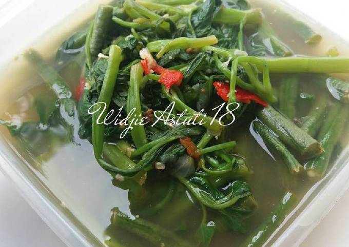 Resep Sayur Asam Kangkung And Kacang Panjang Oleh Widjie Astuti Cookpad